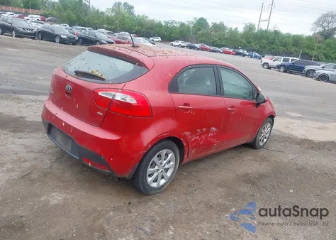 2014 Kia Rio Lx из США, поврежденный, VIN KNADM5A31E6376820